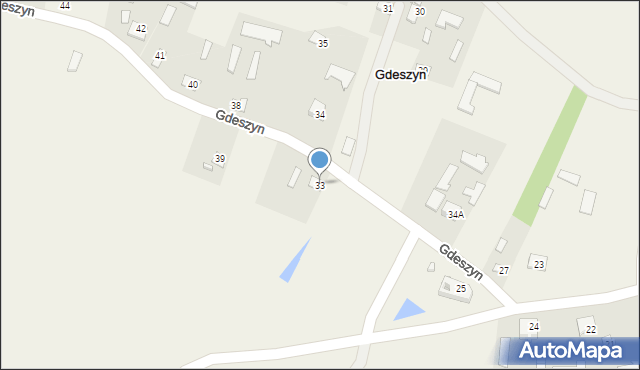 Gdeszyn, Gdeszyn, 33, mapa Gdeszyn