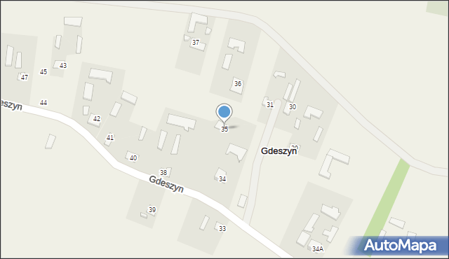 Gdeszyn, Gdeszyn, 35, mapa Gdeszyn