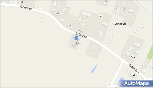 Gdeszyn, Gdeszyn, 39, mapa Gdeszyn