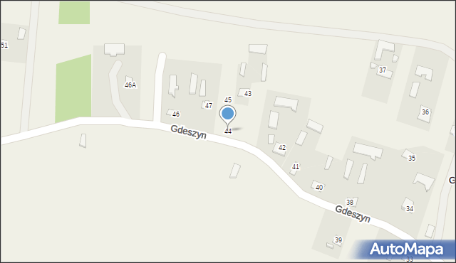 Gdeszyn, Gdeszyn, 44, mapa Gdeszyn