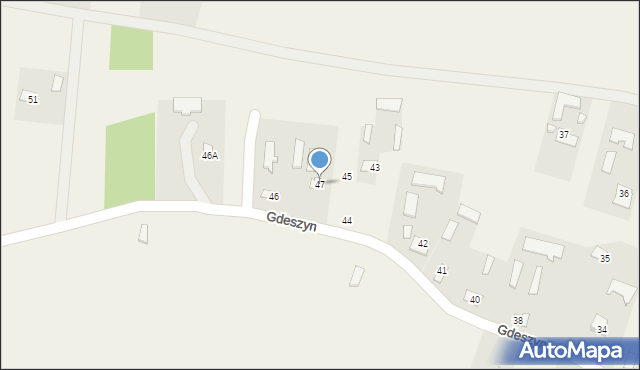 Gdeszyn, Gdeszyn, 47, mapa Gdeszyn