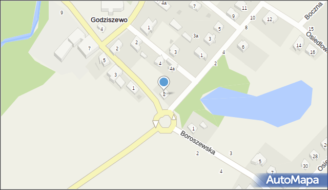 Godziszewo, Gdańska, 2, mapa Godziszewo