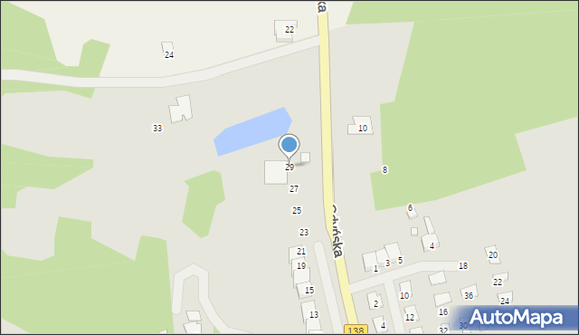 Gubin, Gdyńska, 29, mapa Gubin
