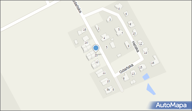 Jankówko, Gdańska, 13, mapa Jankówko