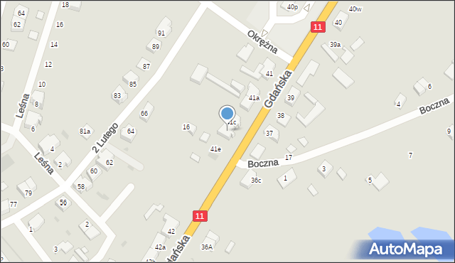 Jastrowie, Gdańska, 41d, mapa Jastrowie