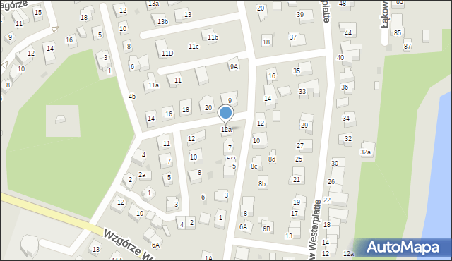 Kartuzy, Gdyńskich Kosynierów, 12a, mapa Kartuzy