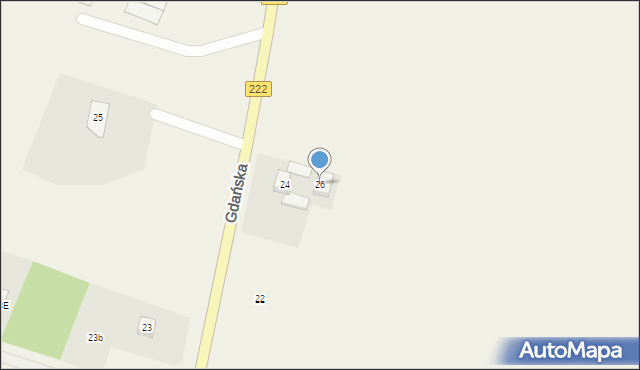 Kleszczewo, Gdańska, 26, mapa Kleszczewo