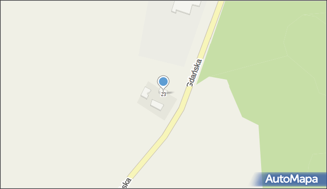 Kokoszkowy, Gdańska, 23, mapa Kokoszkowy