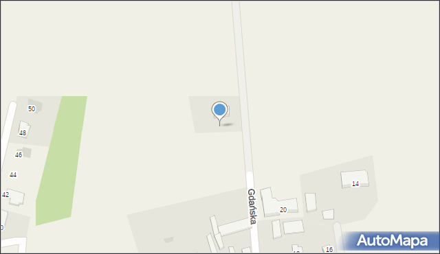 Koszwały, Gdańska, 22a, mapa Koszwały