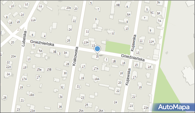 Legionowo, Gdyńska, 1c, mapa Legionowo