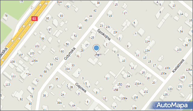 Legionowo, Gdyńska, 27B, mapa Legionowo