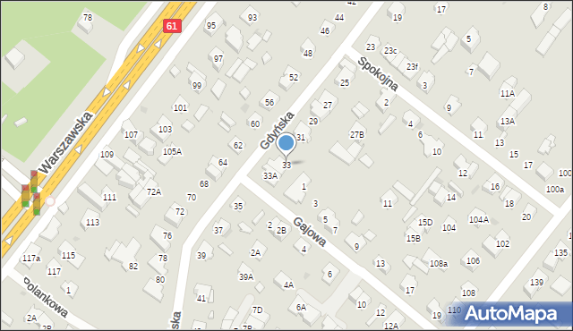 Legionowo, Gdyńska, 33, mapa Legionowo