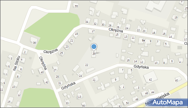 Marzęcice, Gdyńska, 20, mapa Marzęcice