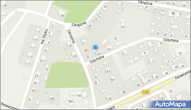 Marzęcice, Gdyńska, 26, mapa Marzęcice