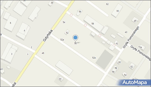 Miszewko, Gdyńska, 50, mapa Miszewko