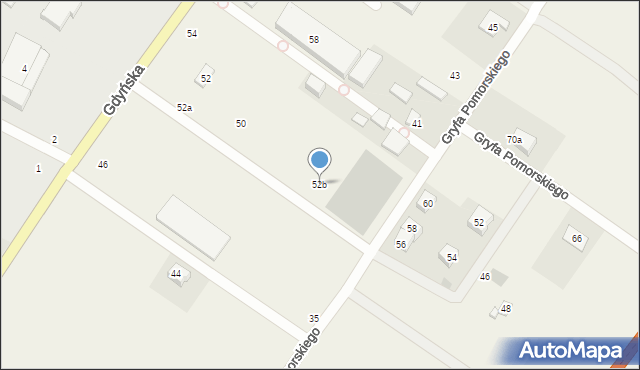 Miszewko, Gdyńska, 52b, mapa Miszewko