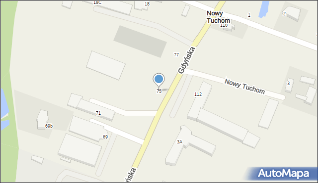 Miszewko, Gdyńska, 75, mapa Miszewko