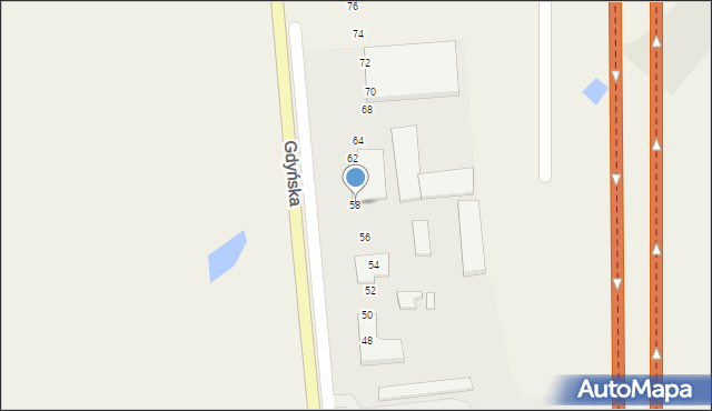 Miszewo, Gdyńska, 58, mapa Miszewo