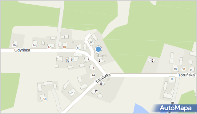 Nielbark, Gdyńska, 4, mapa Nielbark