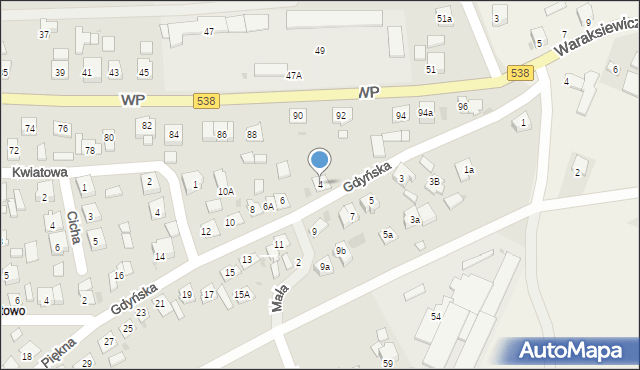 Nowe Miasto Lubawskie, Gdyńska, 4, mapa Nowe Miasto Lubawskie