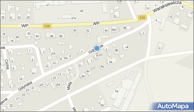 Nowe Miasto Lubawskie, Gdyńska, 5, mapa Nowe Miasto Lubawskie