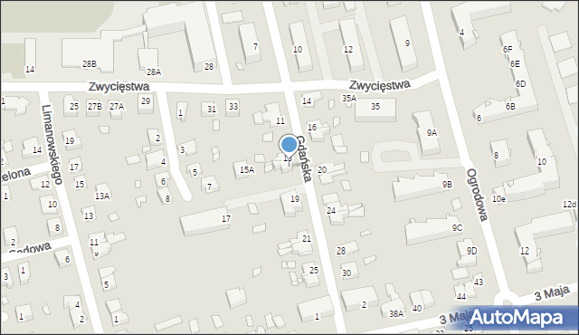 Pasłęk, Gdańska, 15, mapa Pasłęk