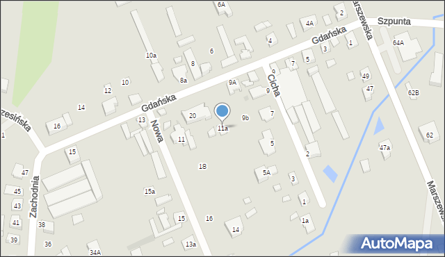 Pleszew, Gdańska, 9c, mapa Pleszew