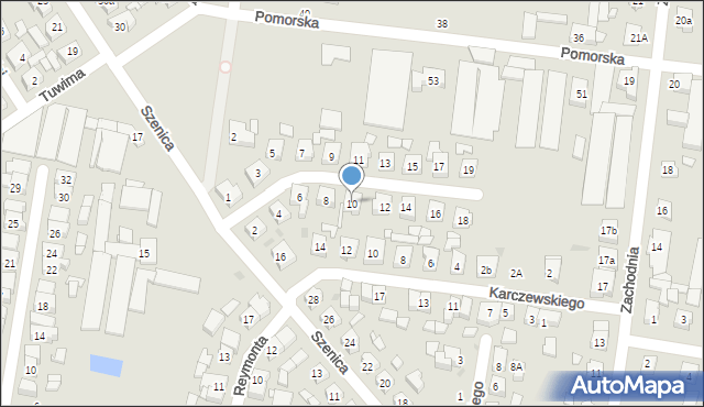 Pleszew, Gdyńska, 10, mapa Pleszew