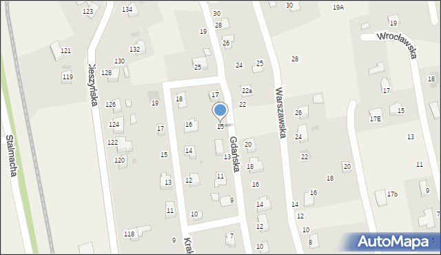 Pogwizdów, Gdańska, 15, mapa Pogwizdów