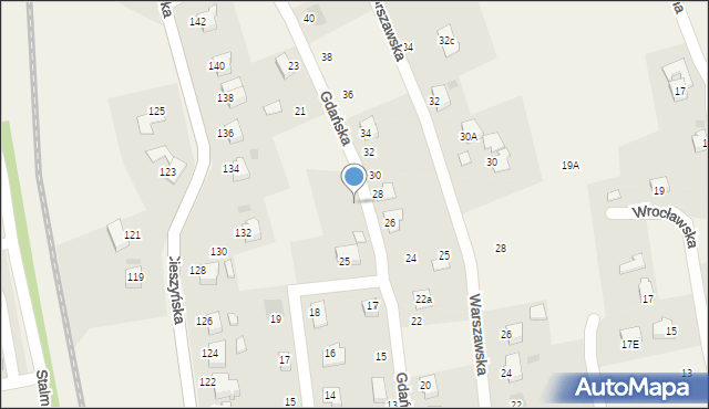 Pogwizdów, Gdańska, 19, mapa Pogwizdów