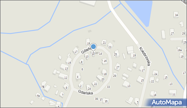 Połczyn-Zdrój, Gdańska, 12, mapa Połczyn-Zdrój