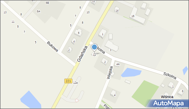 Pomlewo, Gdańska, 12, mapa Pomlewo