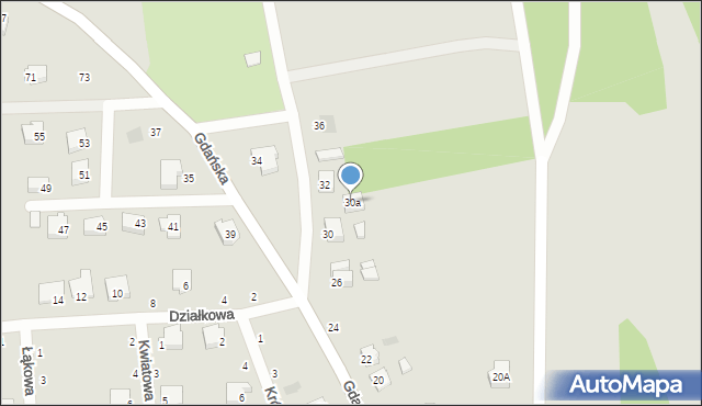 Skarszewy, Gdańska, 30a, mapa Skarszewy