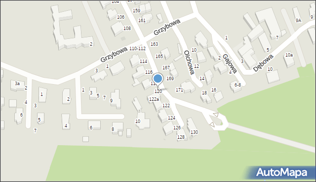 Słupsk, Gdyńska, 120, mapa Słupska