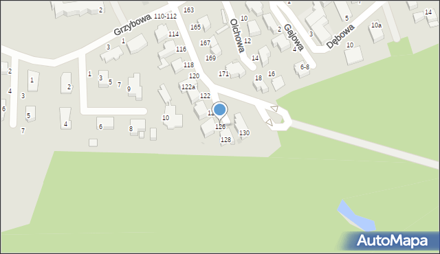 Słupsk, Gdyńska, 126, mapa Słupska