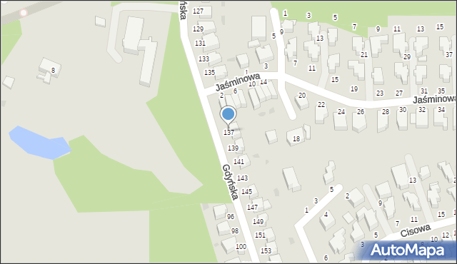 Słupsk, Gdyńska, 137, mapa Słupska
