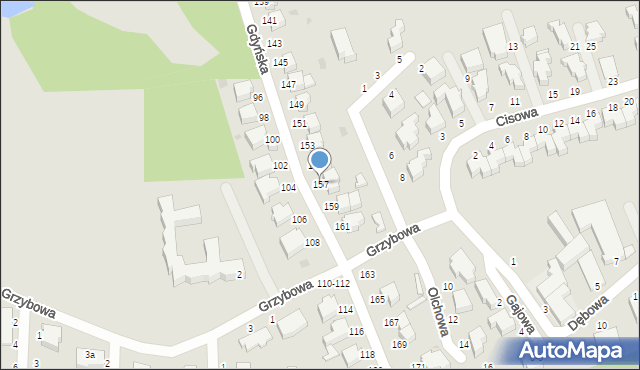 Słupsk, Gdyńska, 157, mapa Słupska