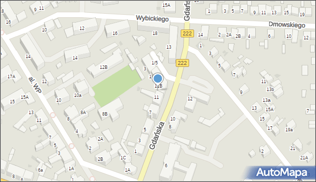 Starogard Gdański, Gdańska, 11A, mapa Starogard Gdański