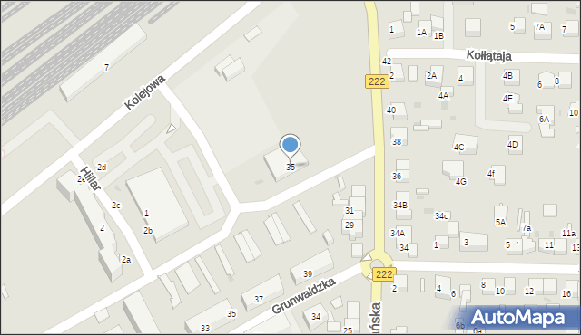 Starogard Gdański, Gdańska, 35, mapa Starogard Gdański