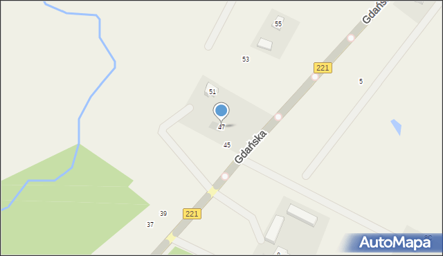 Trzepowo, Gdańska, 47, mapa Trzepowo