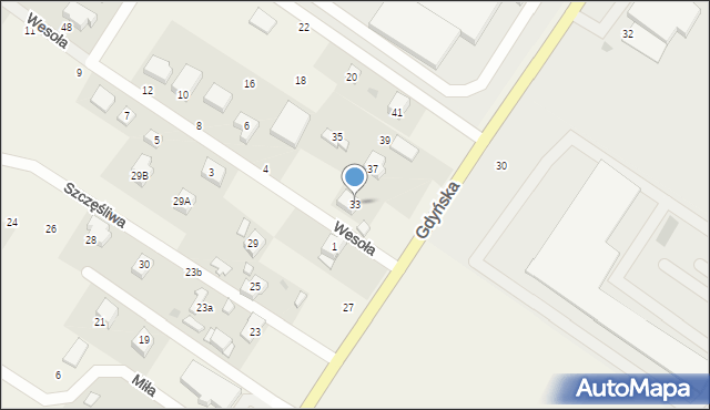 Tuchom, Gdyńska, 33, mapa Tuchom