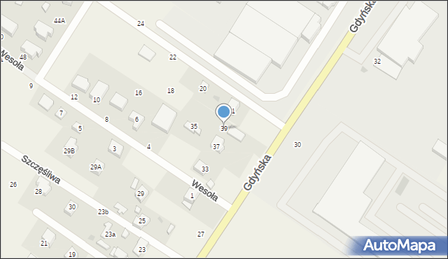 Tuchom, Gdyńska, 39, mapa Tuchom