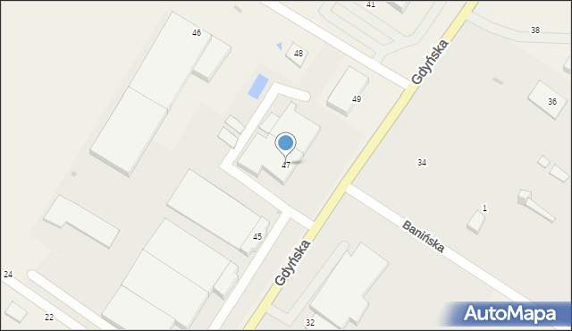 Tuchom, Gdyńska, 47, mapa Tuchom