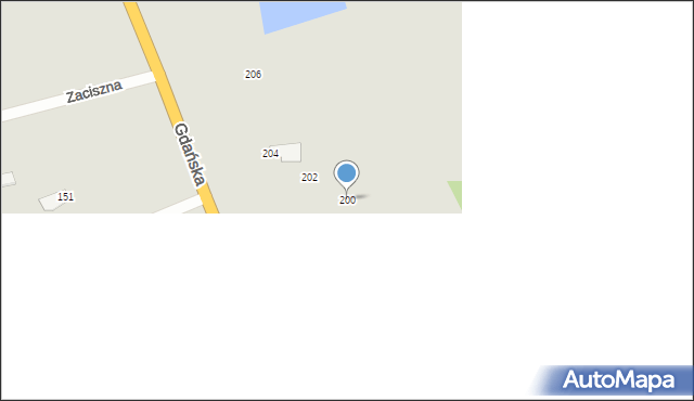 Węgrów, Gdańska, 200, mapa Węgrów