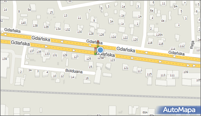 Wejherowo, Gdańska, 123a, mapa Wejherowo