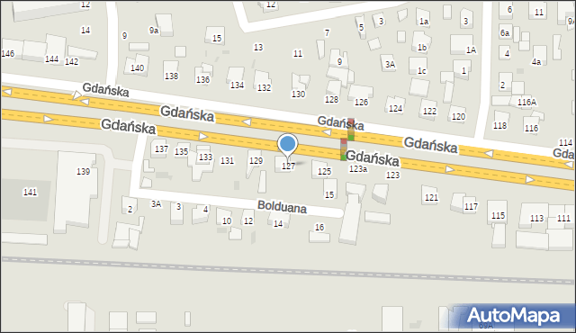 Wejherowo, Gdańska, 127, mapa Wejherowo