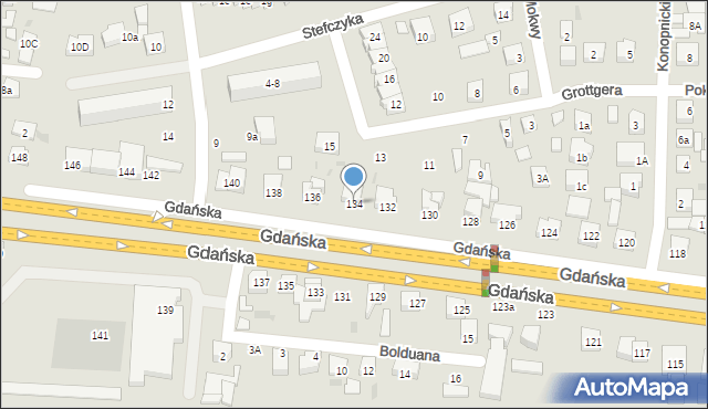 Wejherowo, Gdańska, 134, mapa Wejherowo