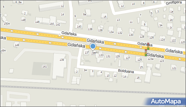 Wejherowo, Gdańska, 135, mapa Wejherowo