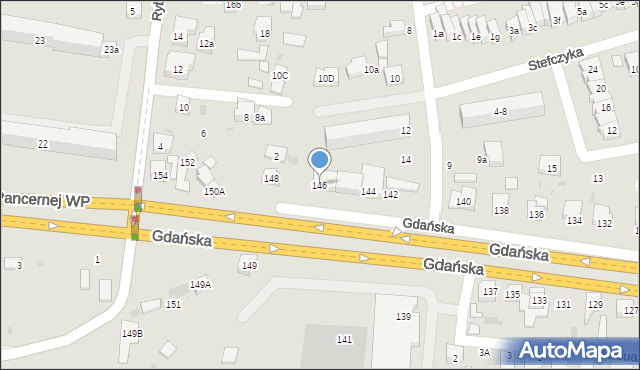 Wejherowo, Gdańska, 146, mapa Wejherowo