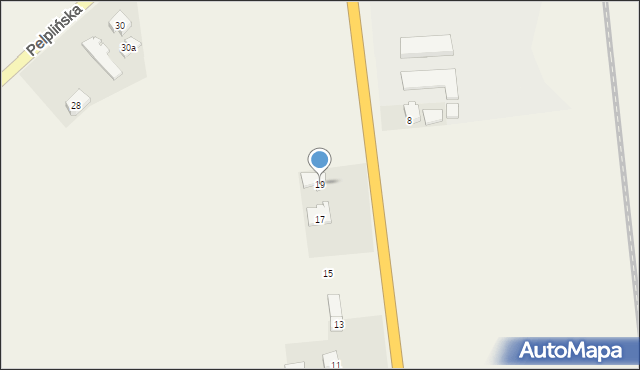 Wielgłowy, Gdańska, 19, mapa Wielgłowy